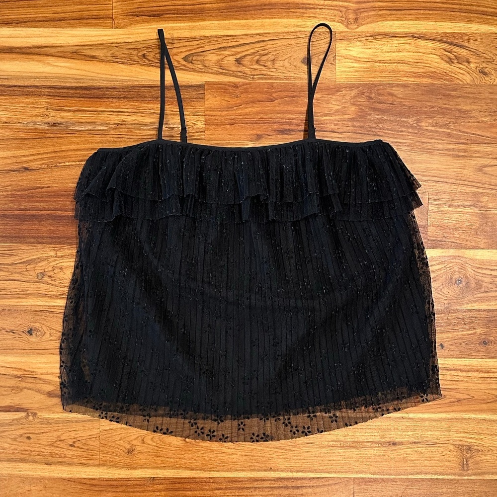 J. Crew Flutter Lace Cami Size Small